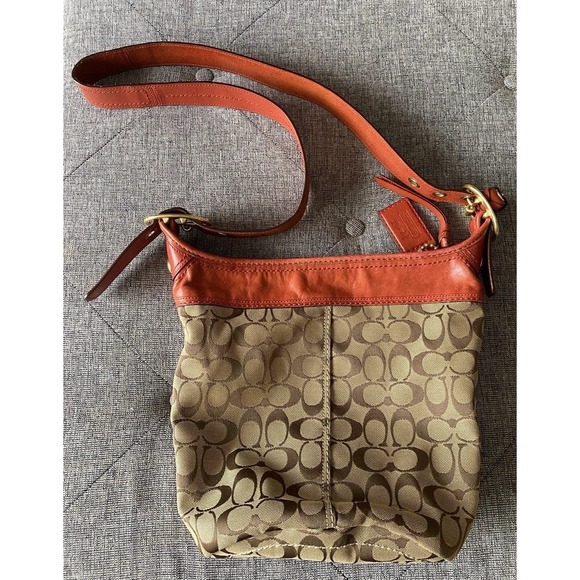 Coach Duffle Tote Bleecker Crossbody Hobo Signature Jacquard L0793-11437 - Picture 2 of 8